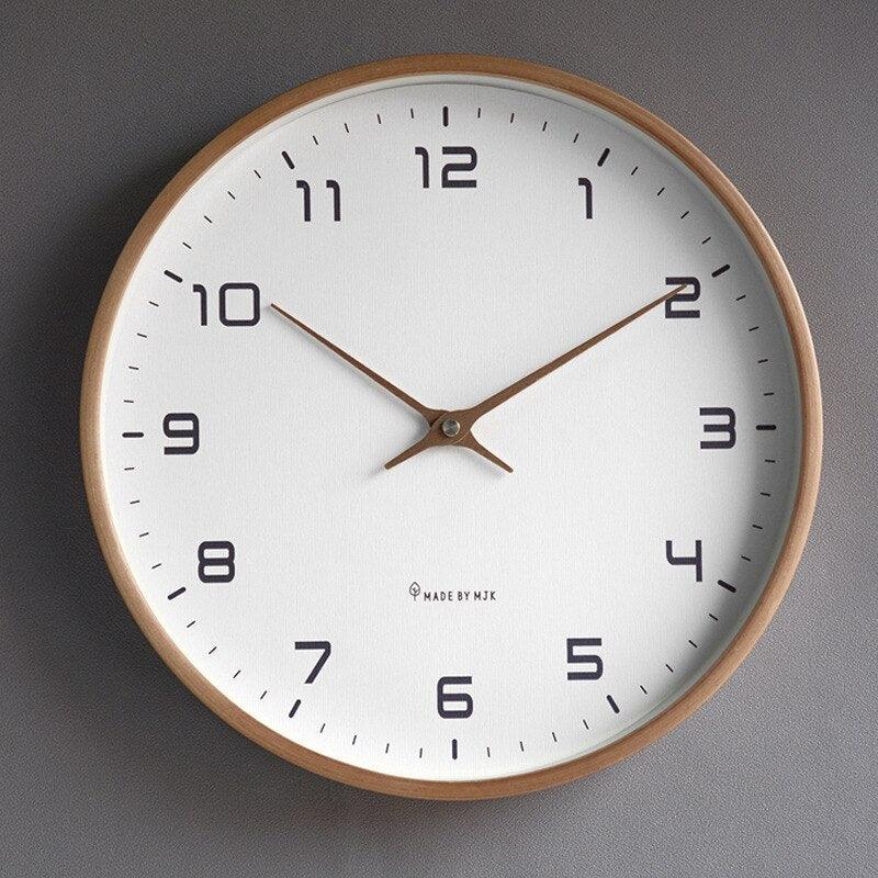 Scandinavian Solid Wood Wall Clock