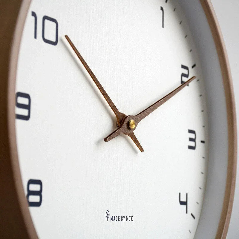 Scandinavian Solid Wood Wall Clock