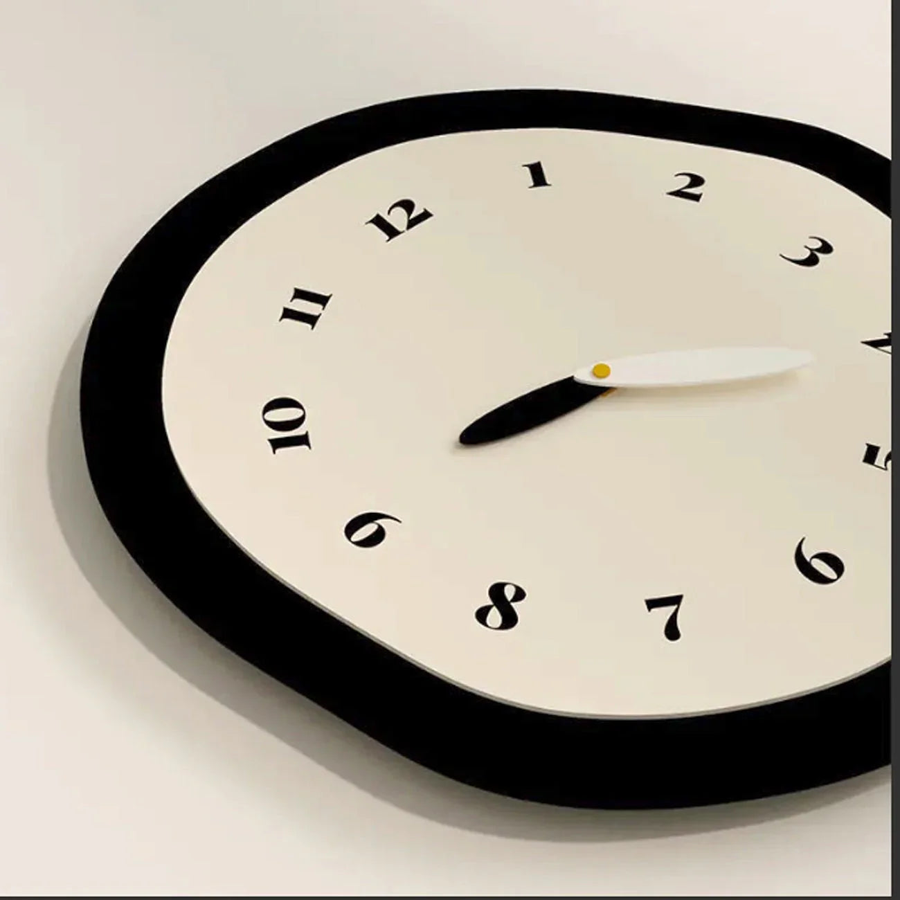 Abstract Distorted Pendulum Wall Clock