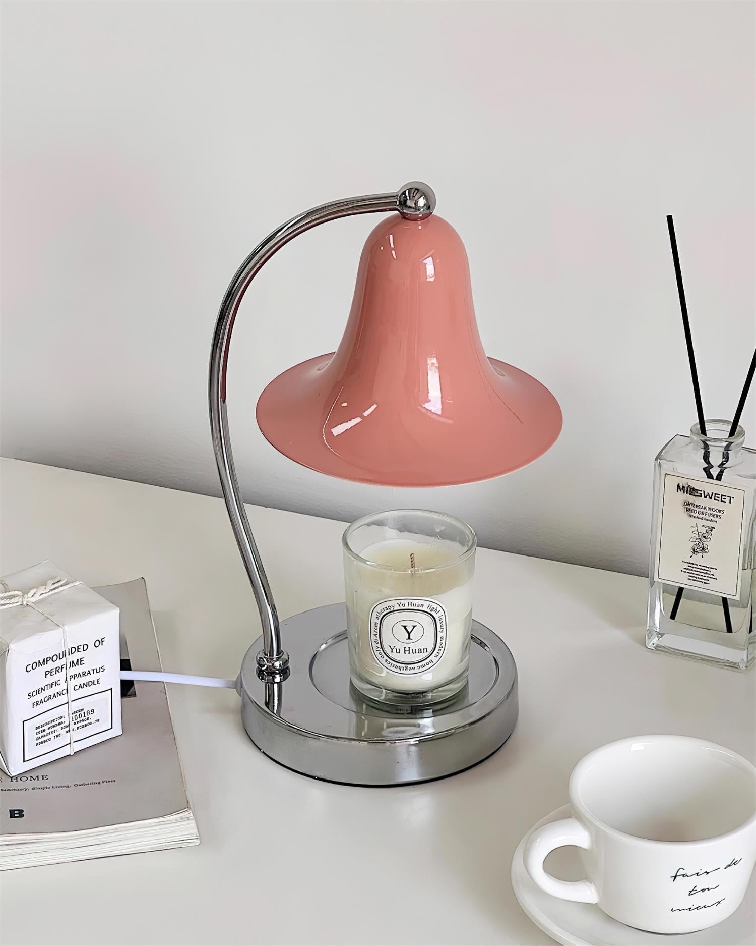 Bell Shade Tabletop Candle Warmer Lamp