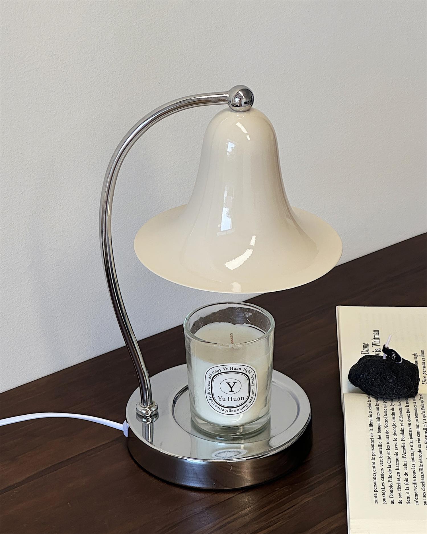 Bell Shade Tabletop Candle Warmer Lamp