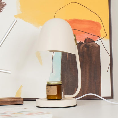 Eggshell Dome Candle Warmer Lamp