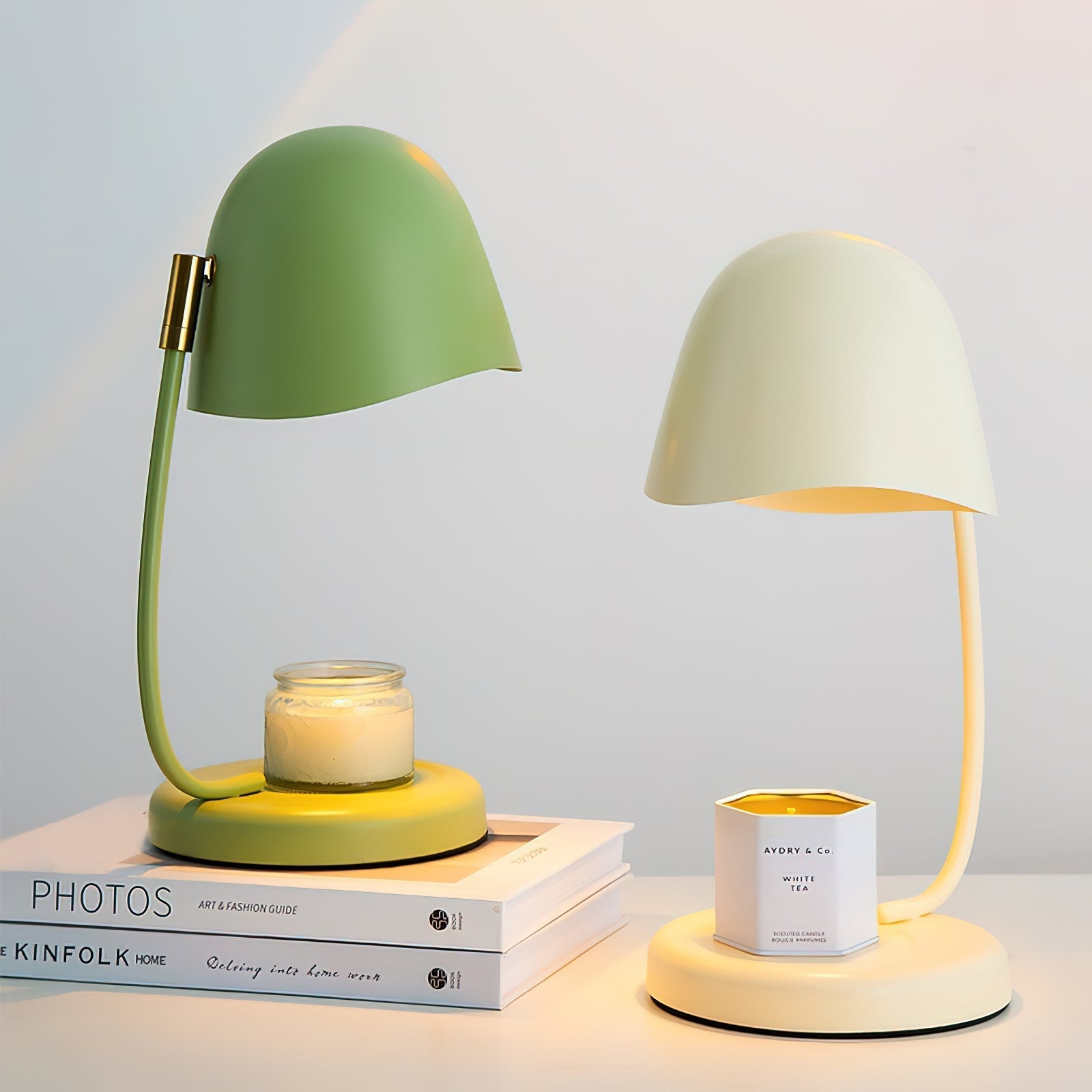 Eggshell Dome Candle Warmer Lamp