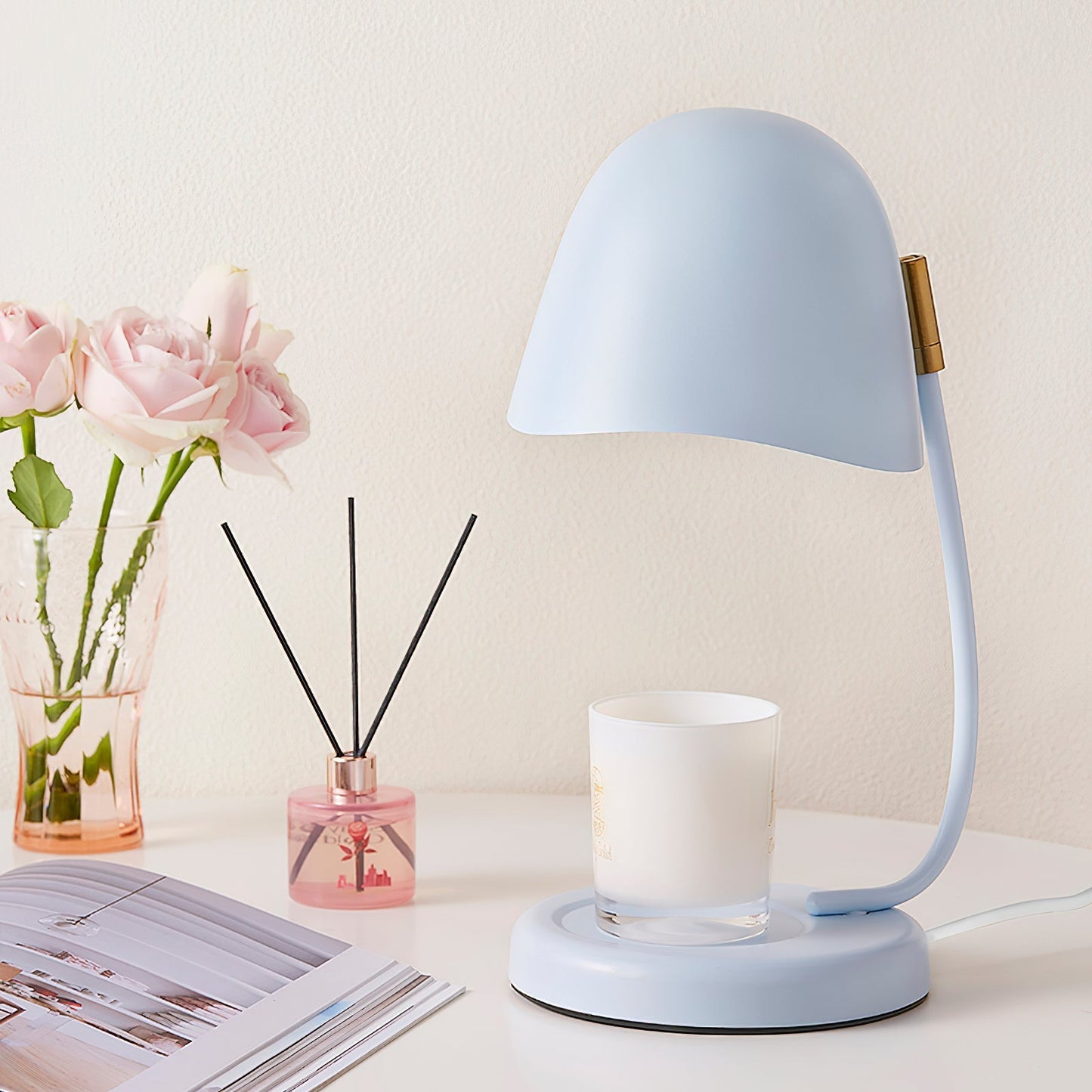 Eggshell Dome Candle Warmer Lamp