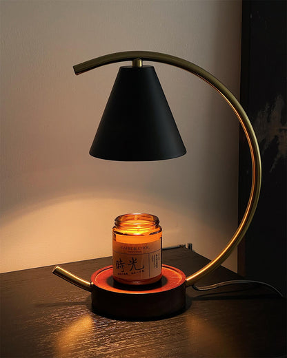 Modern Cone Shade Candle Warmer Lamp