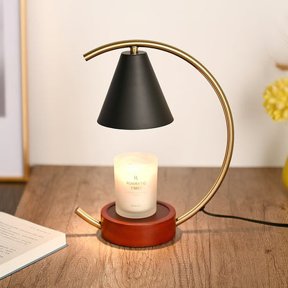 Modern Cone Shade Candle Warmer Lamp
