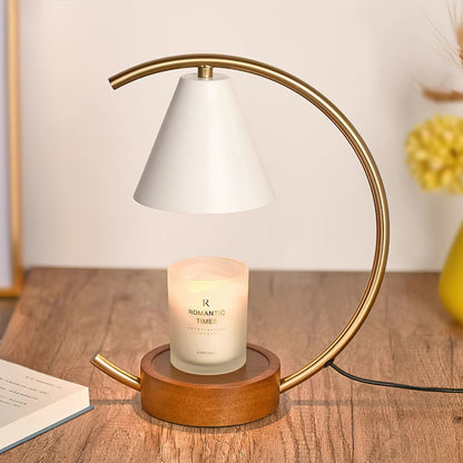 Modern Cone Shade Candle Warmer Lamp