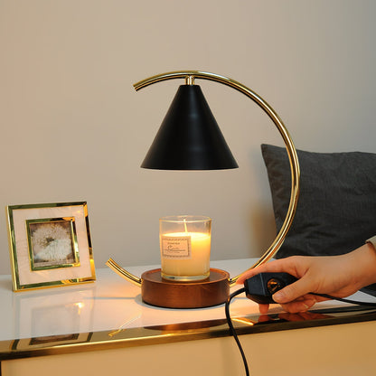 Modern Cone Shade Candle Warmer Lamp