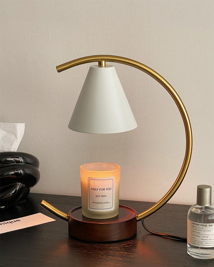 Modern Cone Shade Candle Warmer Lamp