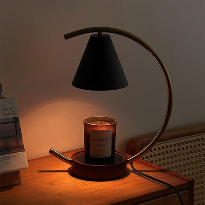 Modern Cone Shade Candle Warmer Lamp