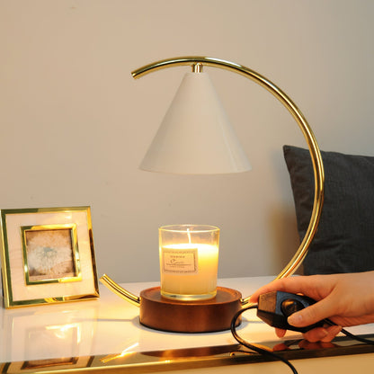 Modern Cone Shade Candle Warmer Lamp