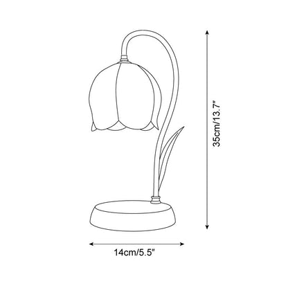 Green Banker Style Candle Warmer Lamp