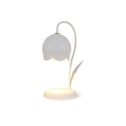 Green Banker Style Candle Warmer Lamp