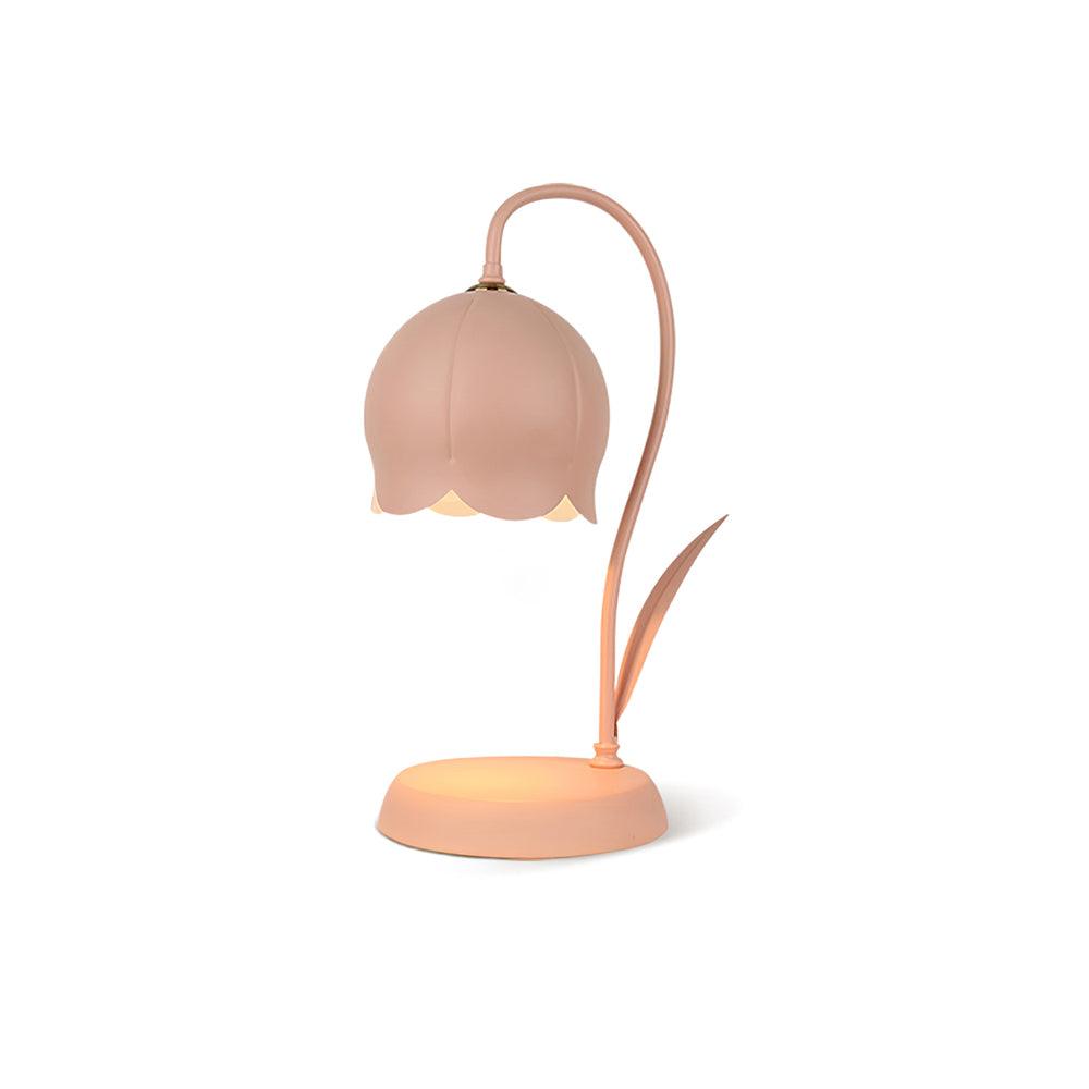 Green Banker Style Candle Warmer Lamp