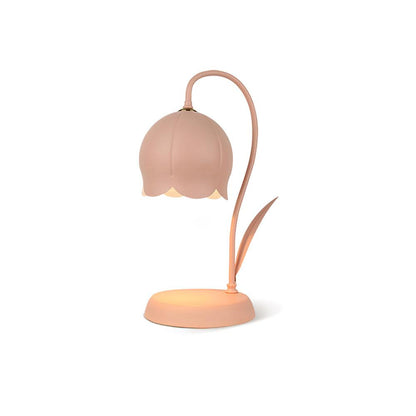Green Banker Style Candle Warmer Lamp
