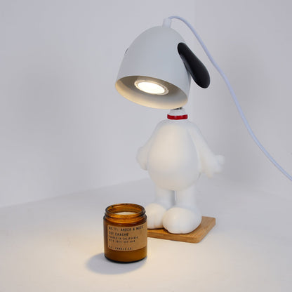 Dog Figurine Candle Warmer Lamp