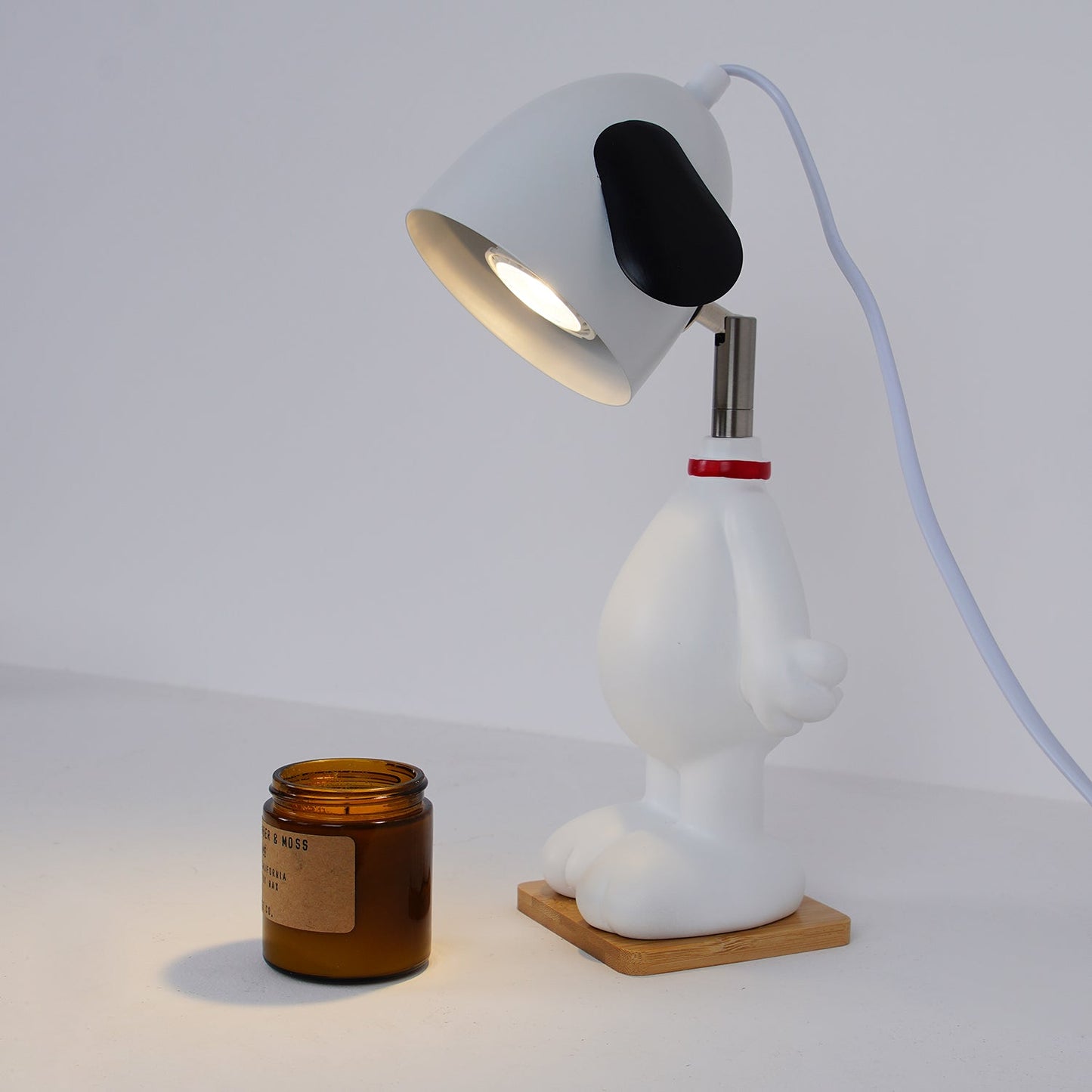 Dog Figurine Candle Warmer Lamp