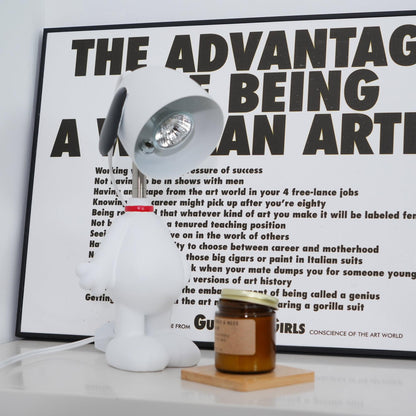Dog Figurine Candle Warmer Lamp
