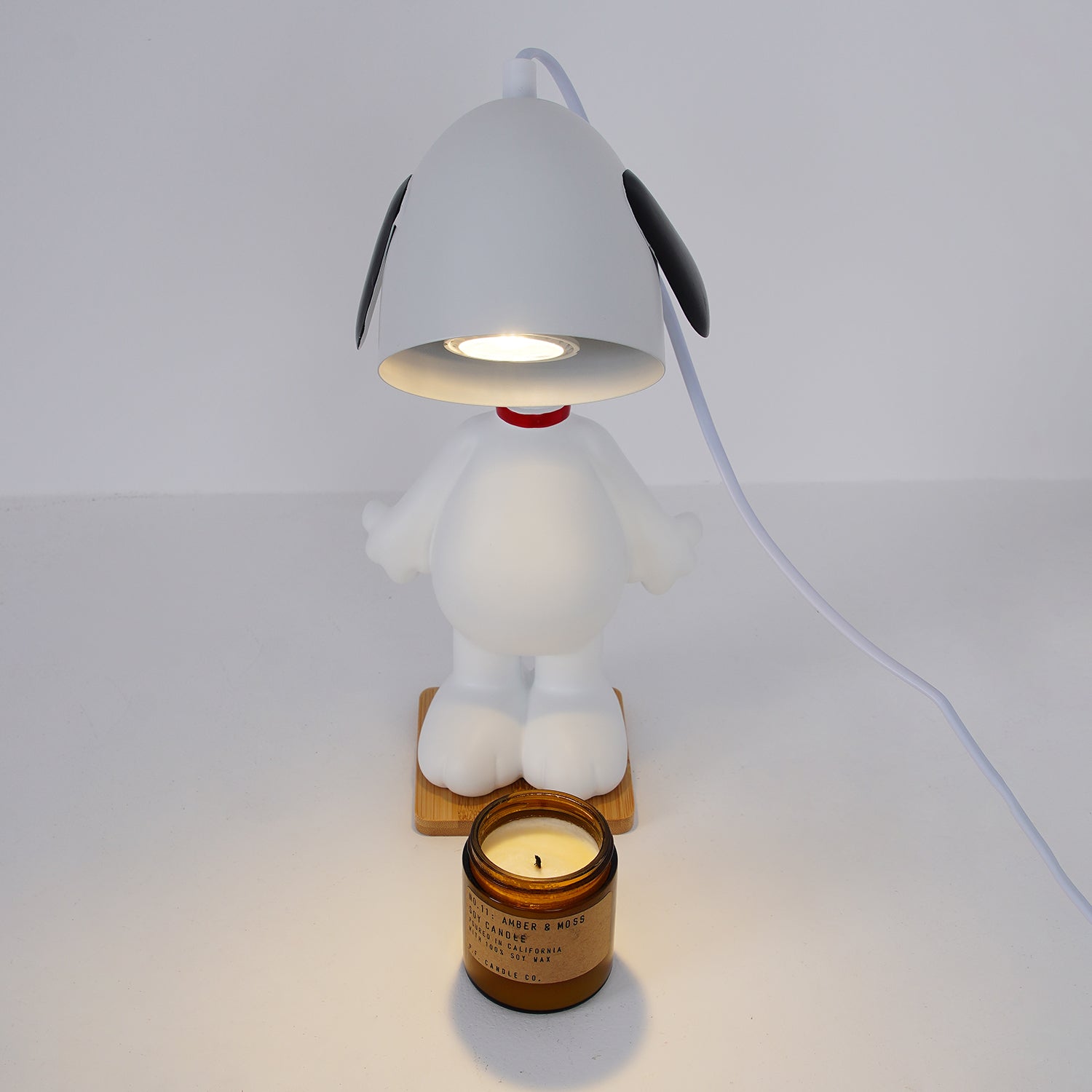 Dog Figurine Candle Warmer Lamp