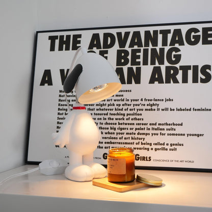 Dog Figurine Candle Warmer Lamp