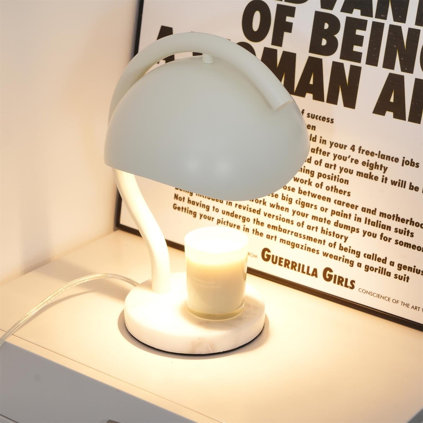 Mushroom Style Candle Warmer Lamp