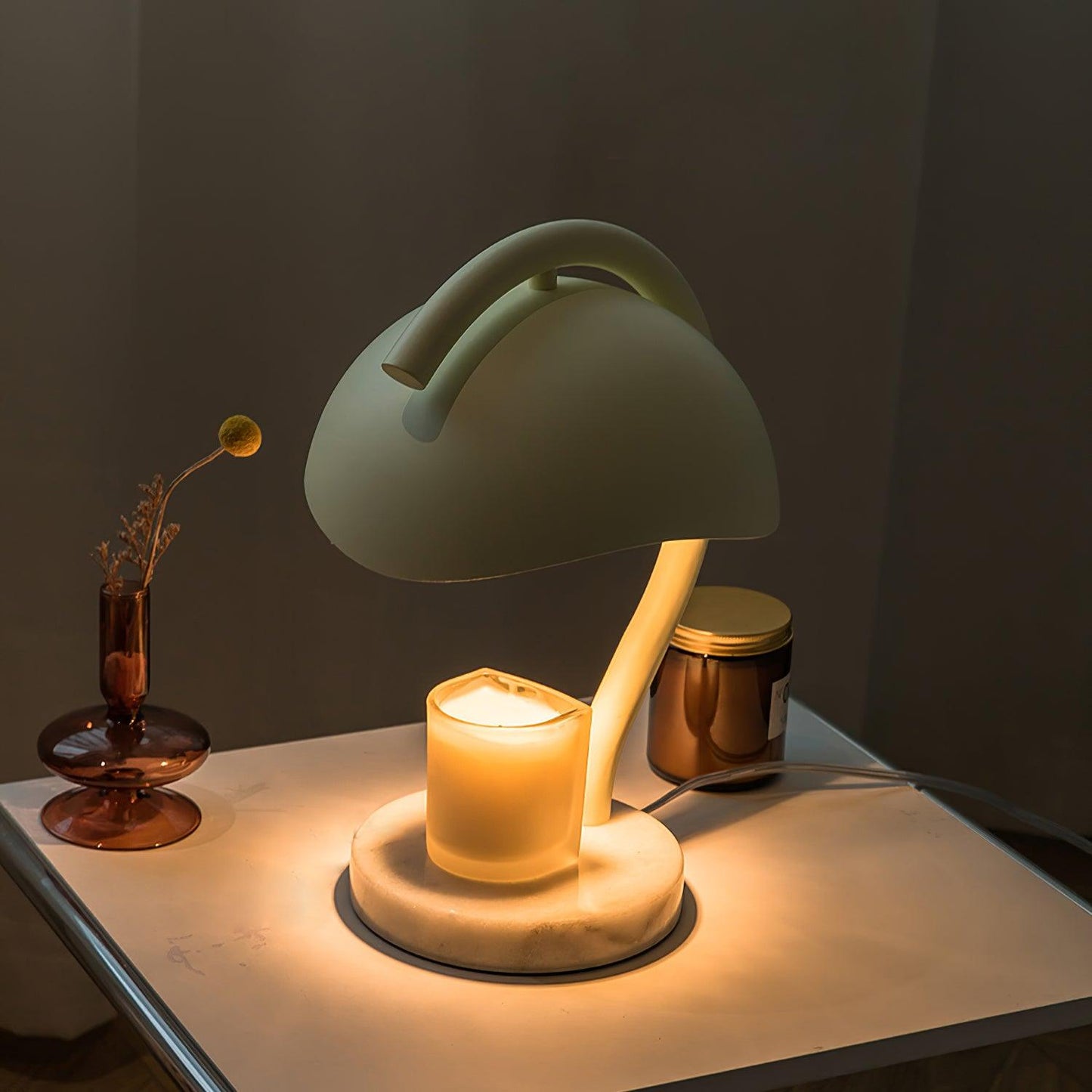 Mushroom Style Candle Warmer Lamp