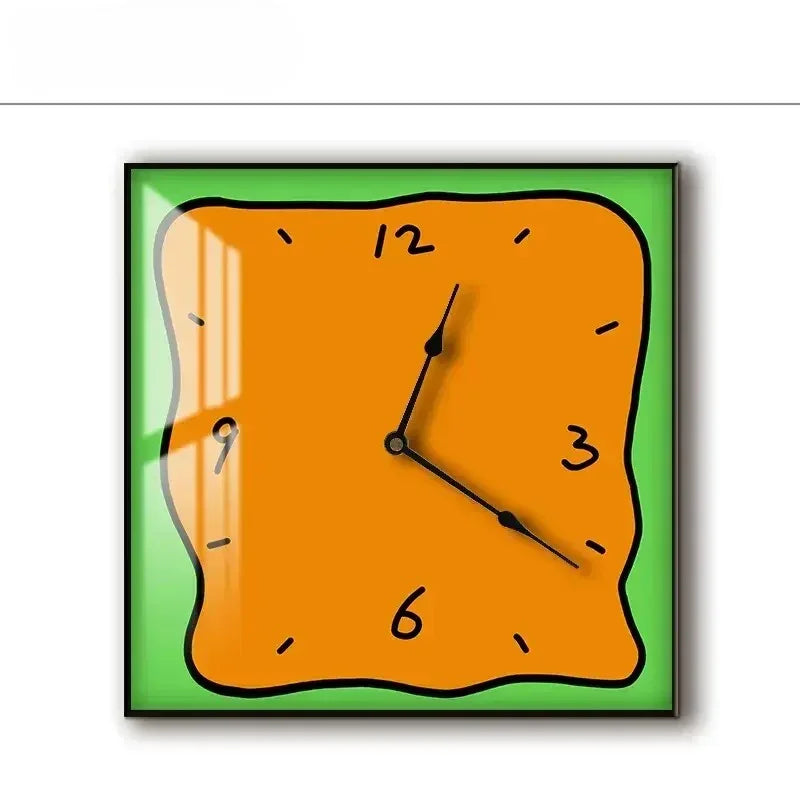 Graffiti Art Style Silent Wall Clock