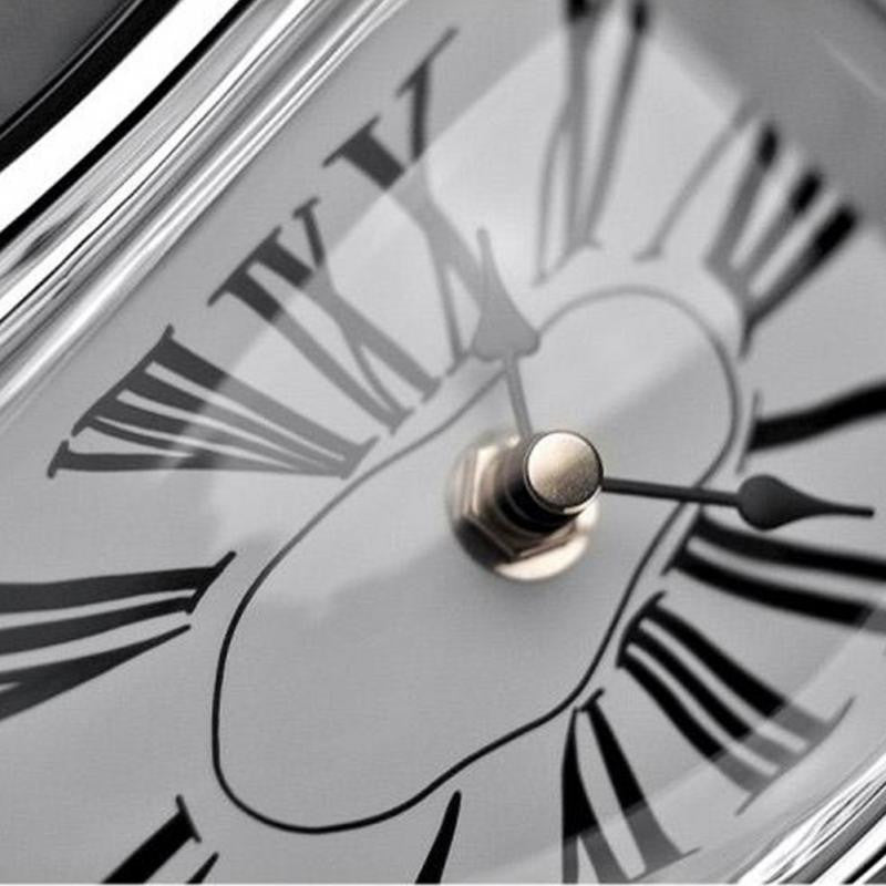Surreal Melting Clock Decorative Accent