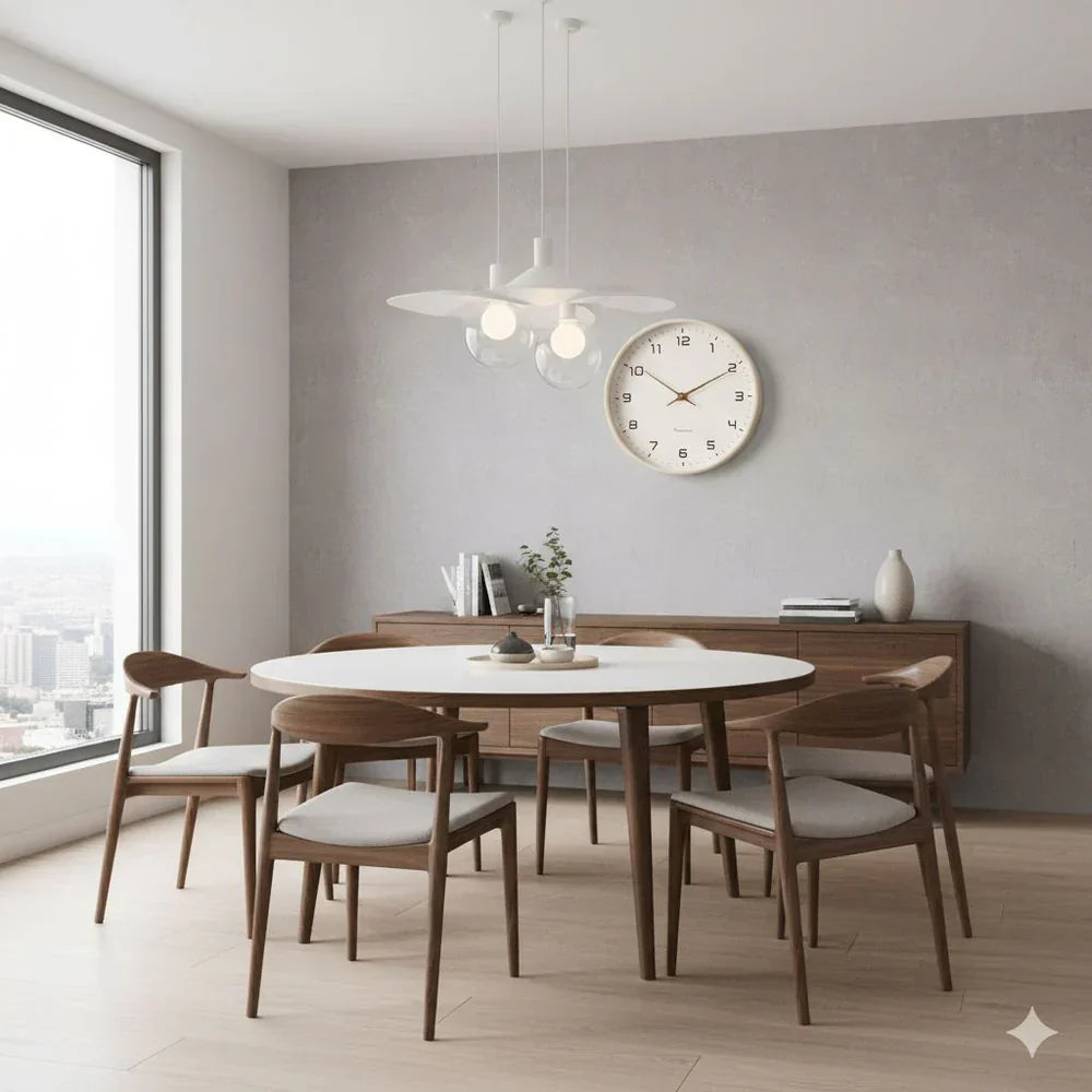 Scandinavian Solid Wood Wall Clock